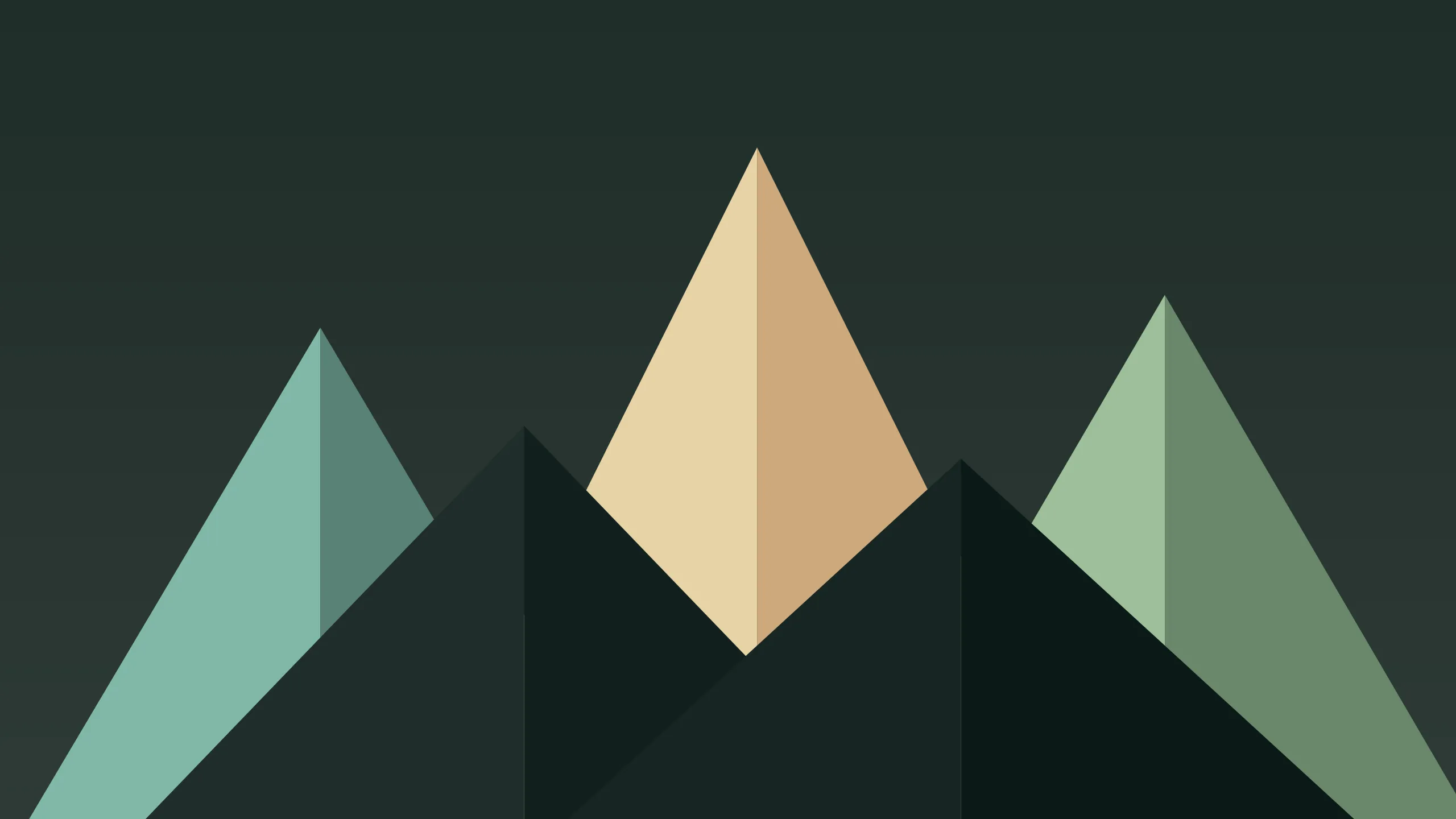 Fadetouched Flat Peaks wallpaper
